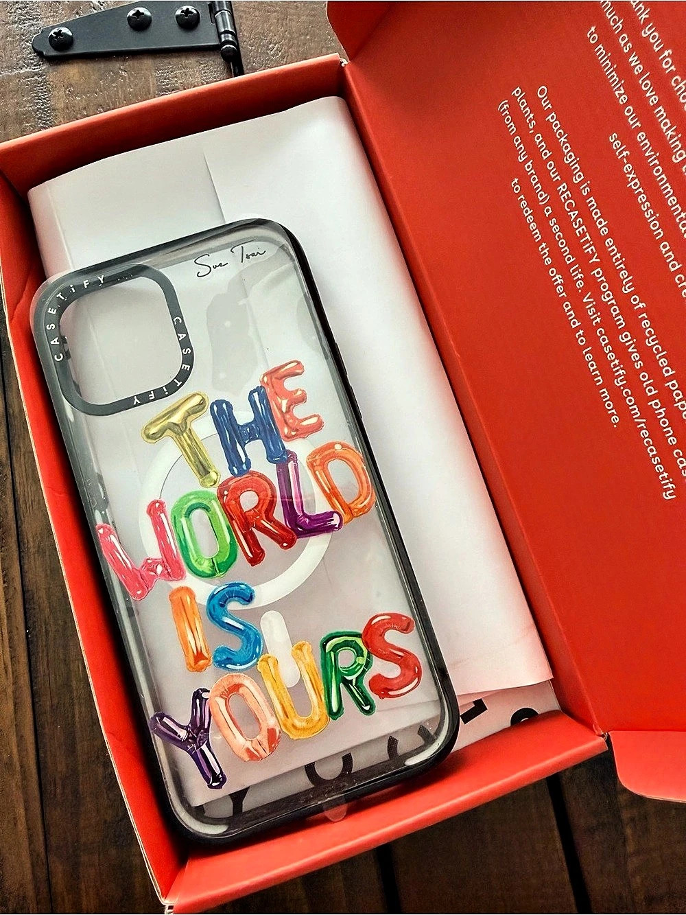 Casetify The World Is Yours iPhone 14 Pro Max Case by Sue Tsai MagSafe